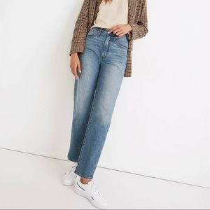 Madewell The Perfect Vintage Straight Jean in Moultrie Wash
